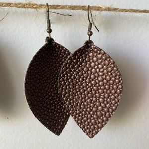 Brown boutique earrings